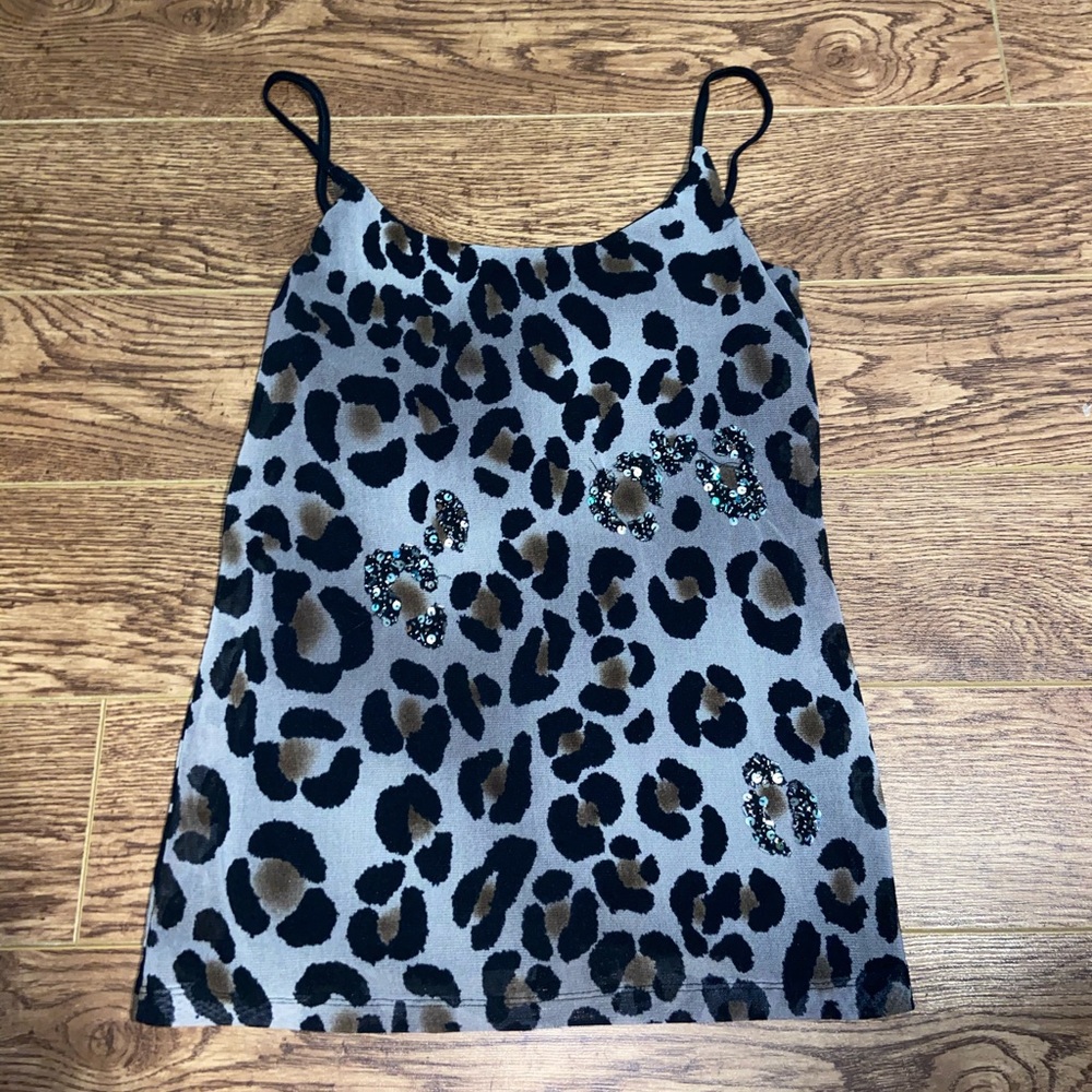 Cheetah tank top